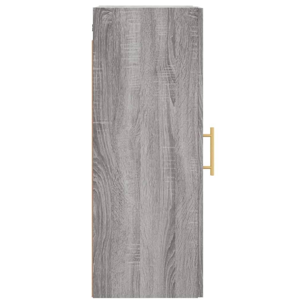 vidaXL Ντουλάπι Τοίχου Γκρι Sonoma 34,5 x 34 x 90 εκ.