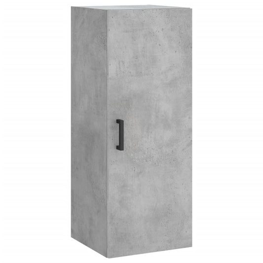 vidaXL Ντουλάπι Τοίχου Γκρι Σκυροδέματος 34,5 x 34 x 90 εκ.