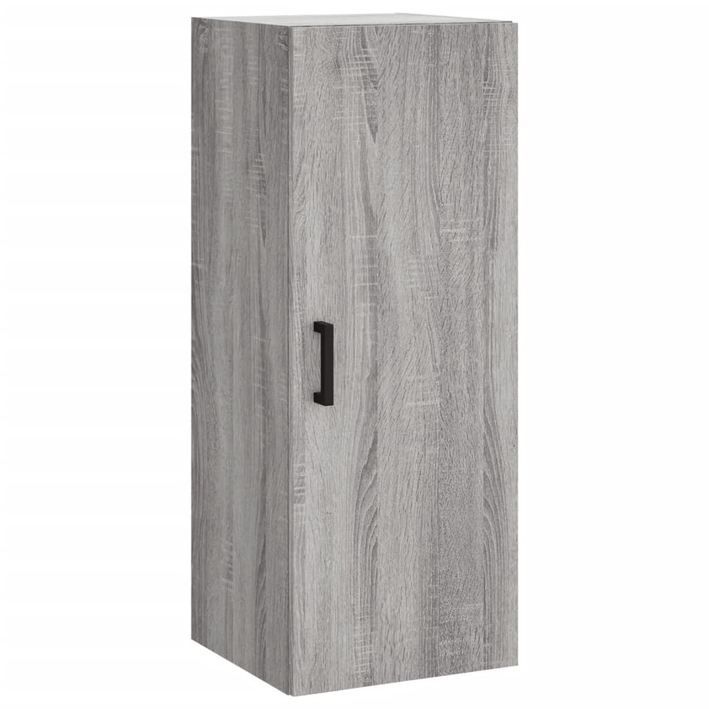 vidaXL Ντουλάπι Τοίχου Γκρι Sonoma 34,5 x 34 x 90 εκ.