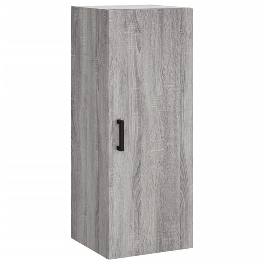 vidaXL Ντουλάπι Τοίχου Γκρι Sonoma 34,5 x 34 x 90 εκ.