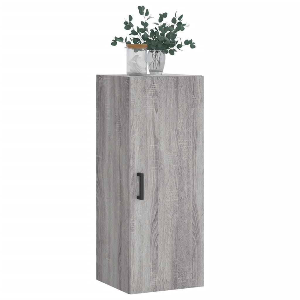 vidaXL Ντουλάπι Τοίχου Γκρι Sonoma 34,5 x 34 x 90 εκ.