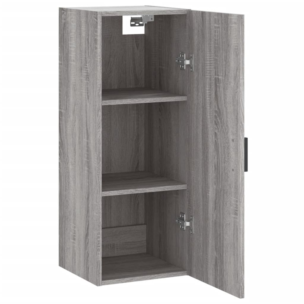 vidaXL Ντουλάπι Τοίχου Γκρι Sonoma 34,5 x 34 x 90 εκ.
