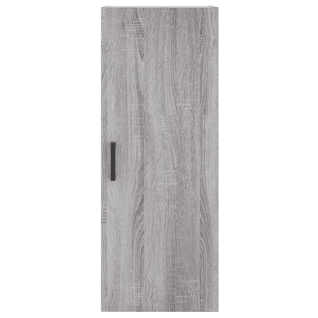vidaXL Ντουλάπι Τοίχου Γκρι Sonoma 34,5 x 34 x 90 εκ.