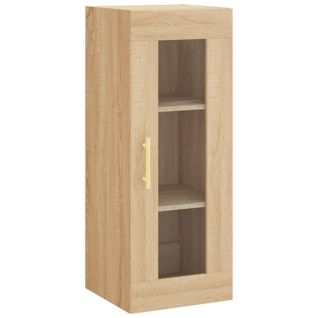 vidaXL Ντουλάπι Τοίχου Sonoma Δρυς 34,5 x 34 x 90 εκ.