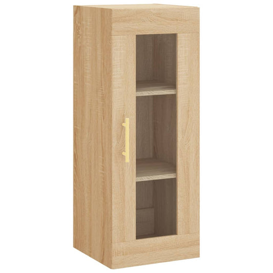 vidaXL Ντουλάπι Τοίχου Sonoma Δρυς 34,5 x 34 x 90 εκ.