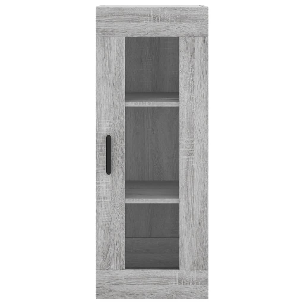 vidaXL Ντουλάπι Τοίχου Γκρι Sonoma 34,5 x 34 x 90 εκ.