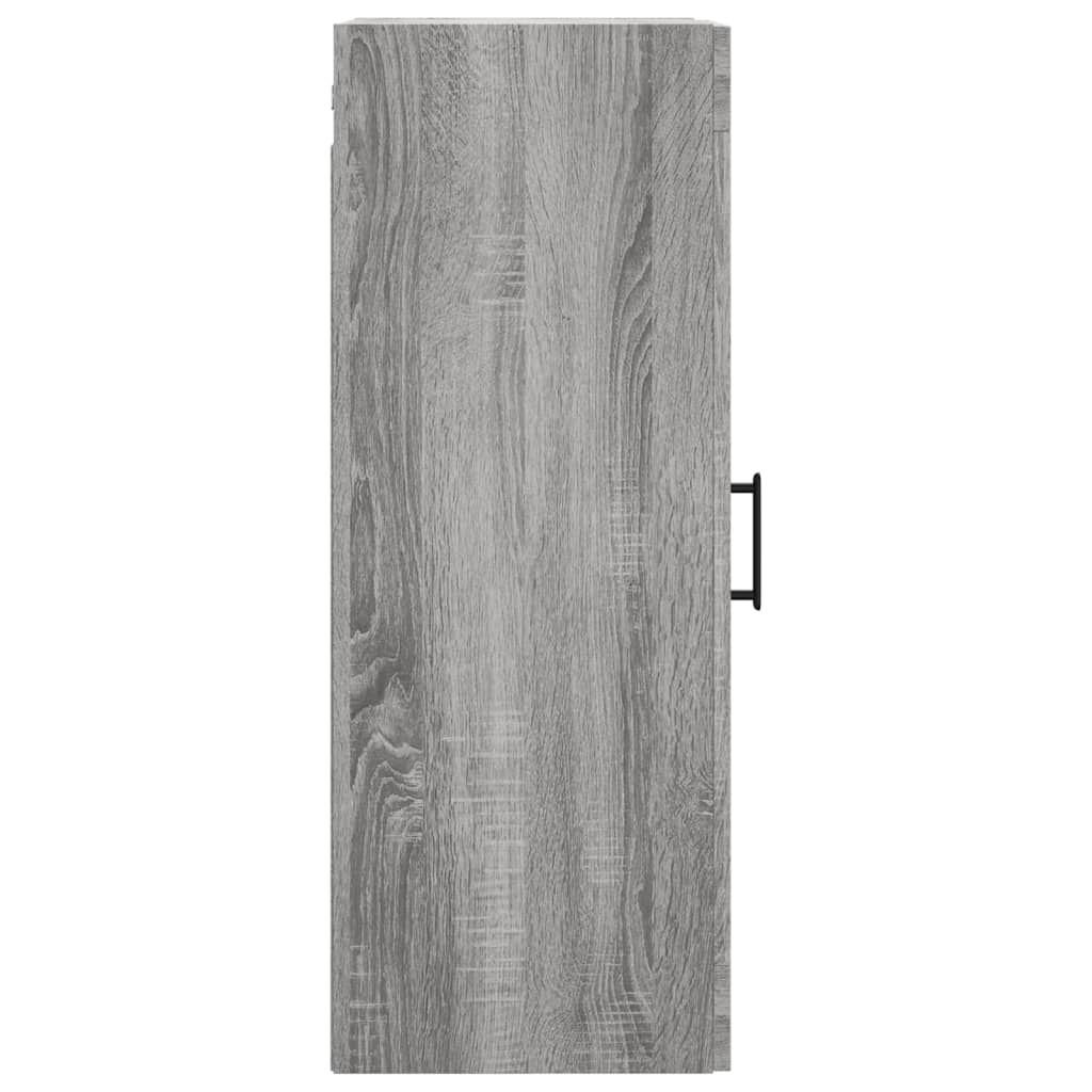 vidaXL Ντουλάπι Τοίχου Γκρι Sonoma 34,5 x 34 x 90 εκ.