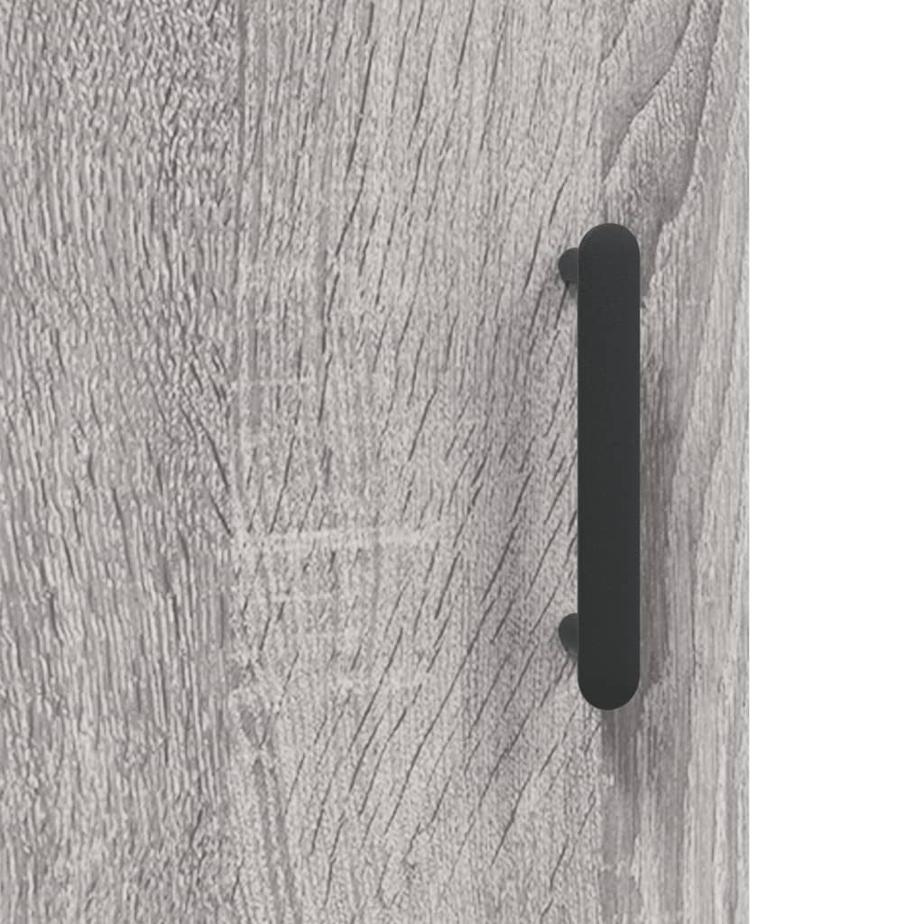 vidaXL Ντουλάπι Τοίχου Γκρι Sonoma 34,5 x 34 x 90 εκ.