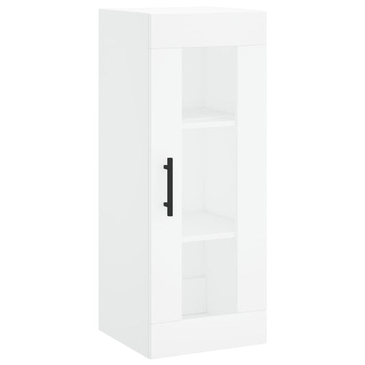vidaXL Ντουλάπι Τοίχου Λευκό 34,5 x 34 x 90 εκ.