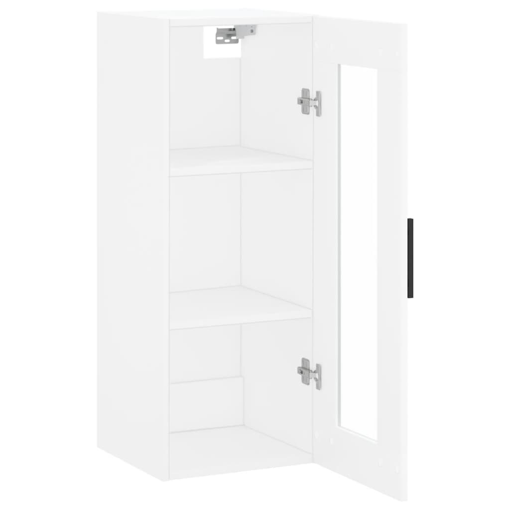 vidaXL Ντουλάπι Τοίχου Λευκό 34,5 x 34 x 90 εκ.