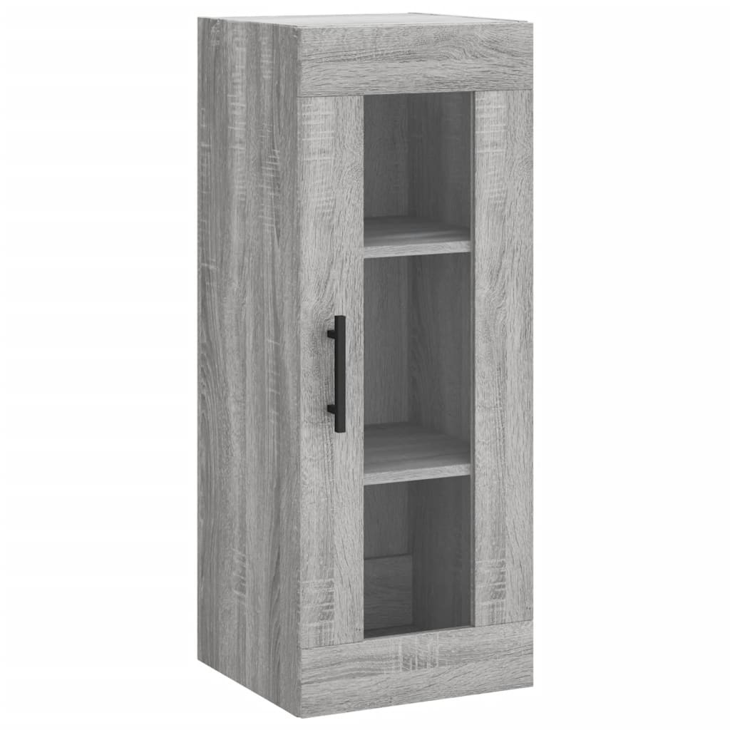 vidaXL Ντουλάπι Τοίχου Γκρι Sonoma 34,5 x 34 x 90 εκ.