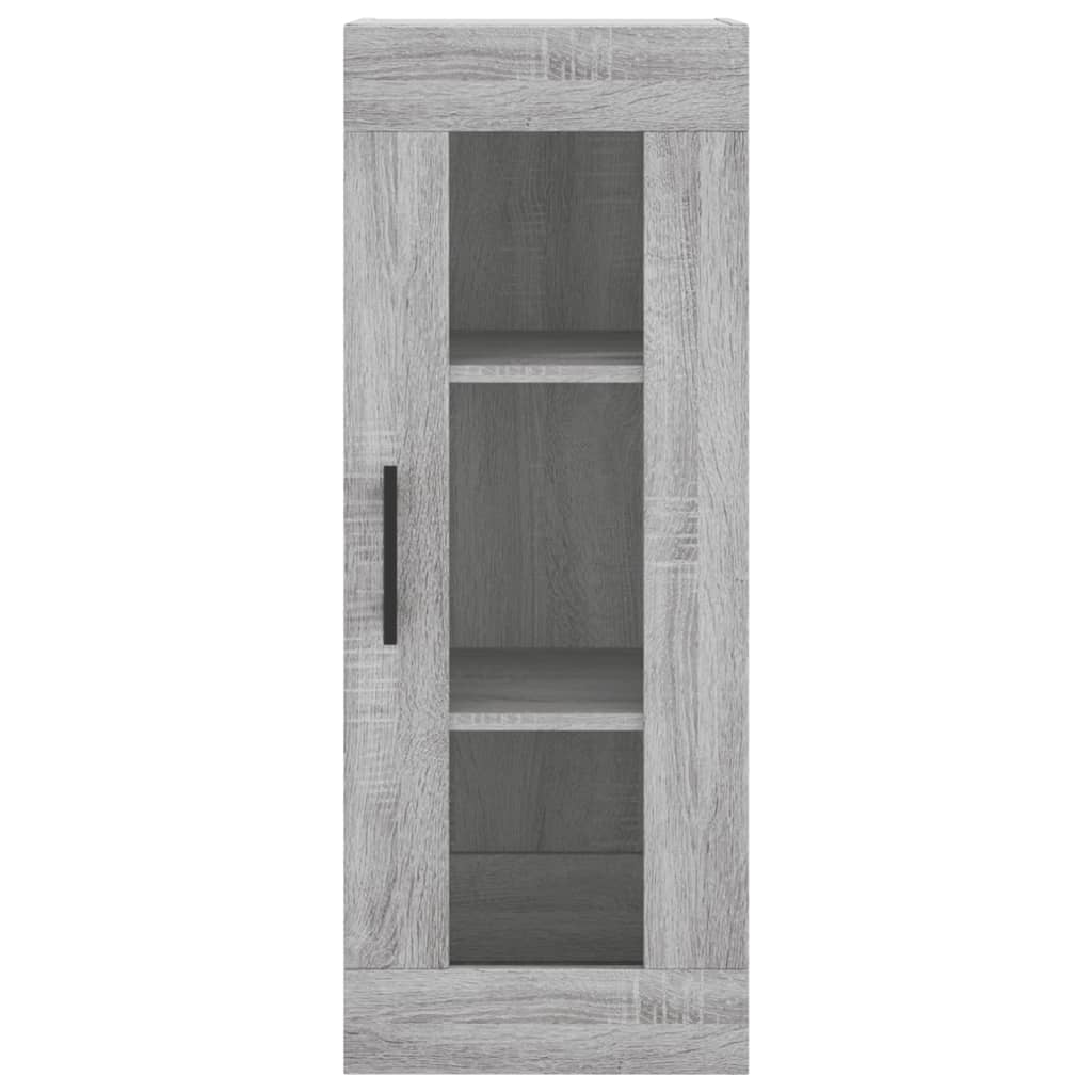 vidaXL Ντουλάπι Τοίχου Γκρι Sonoma 34,5 x 34 x 90 εκ.