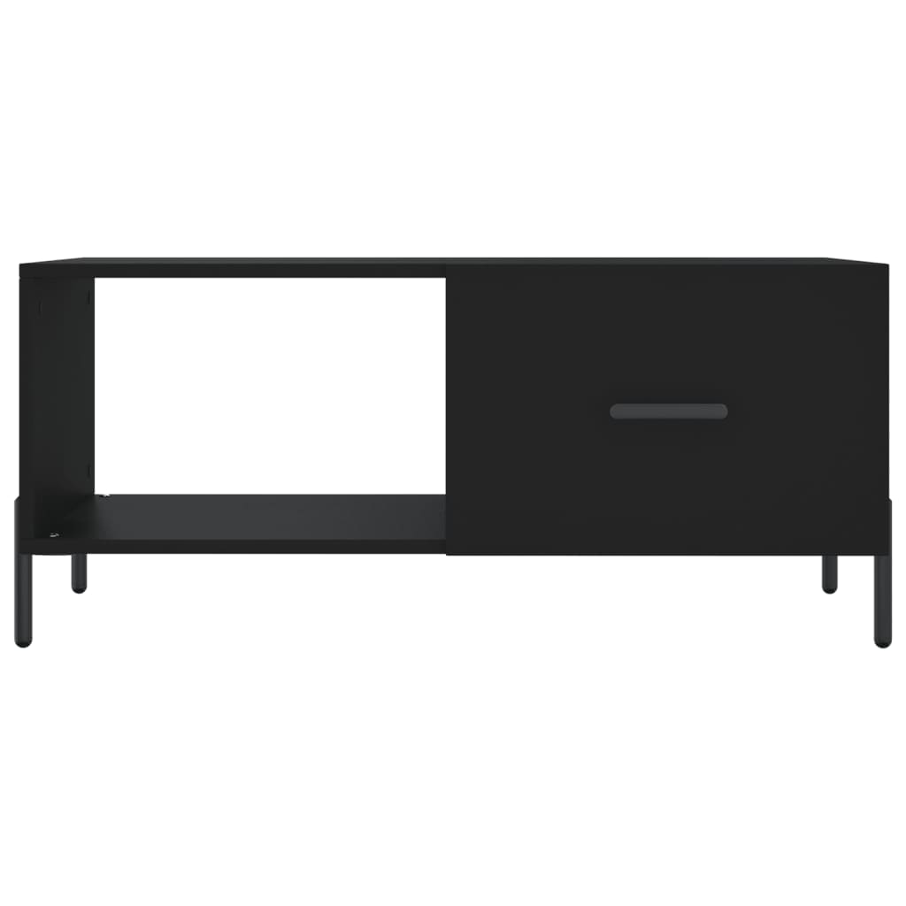 vidaXL Τραπεζάκι Σαλονιού Μαύρο 90x50x40 εκ. Επεξεργασμένο Ξύλο