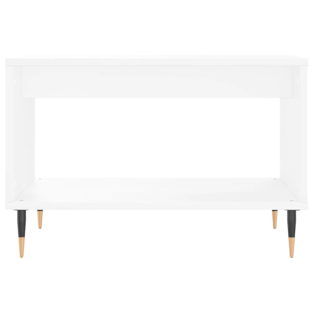 vidaXL Τραπεζάκι Σαλονιού Λευκό 60x50x40 εκ. από Επεξεργασμένο Ξύλο