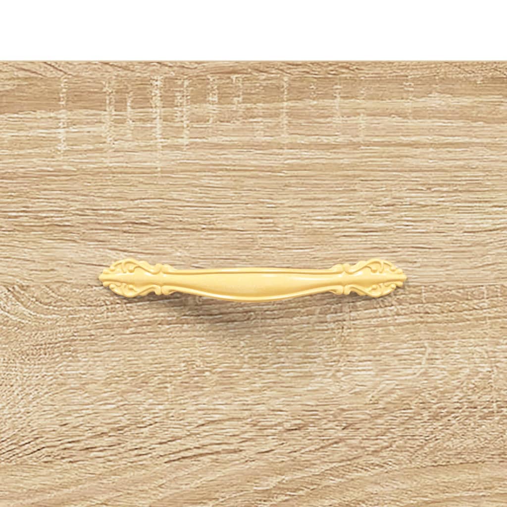 vidaXL Παπουτσοθήκη Sonoma Δρυς 102x35x55 εκ. από Επεξεργασμένο Ξύλο