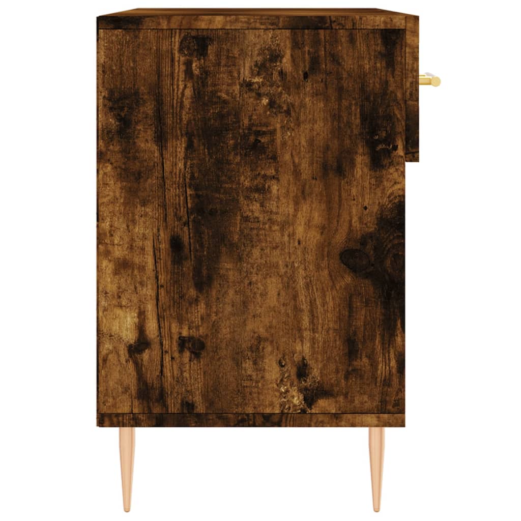 vidaXL Παπουτσοθήκη Καπνιστή Δρυς 102x35x55 εκ. από Επεξεργασμένο Ξύλο