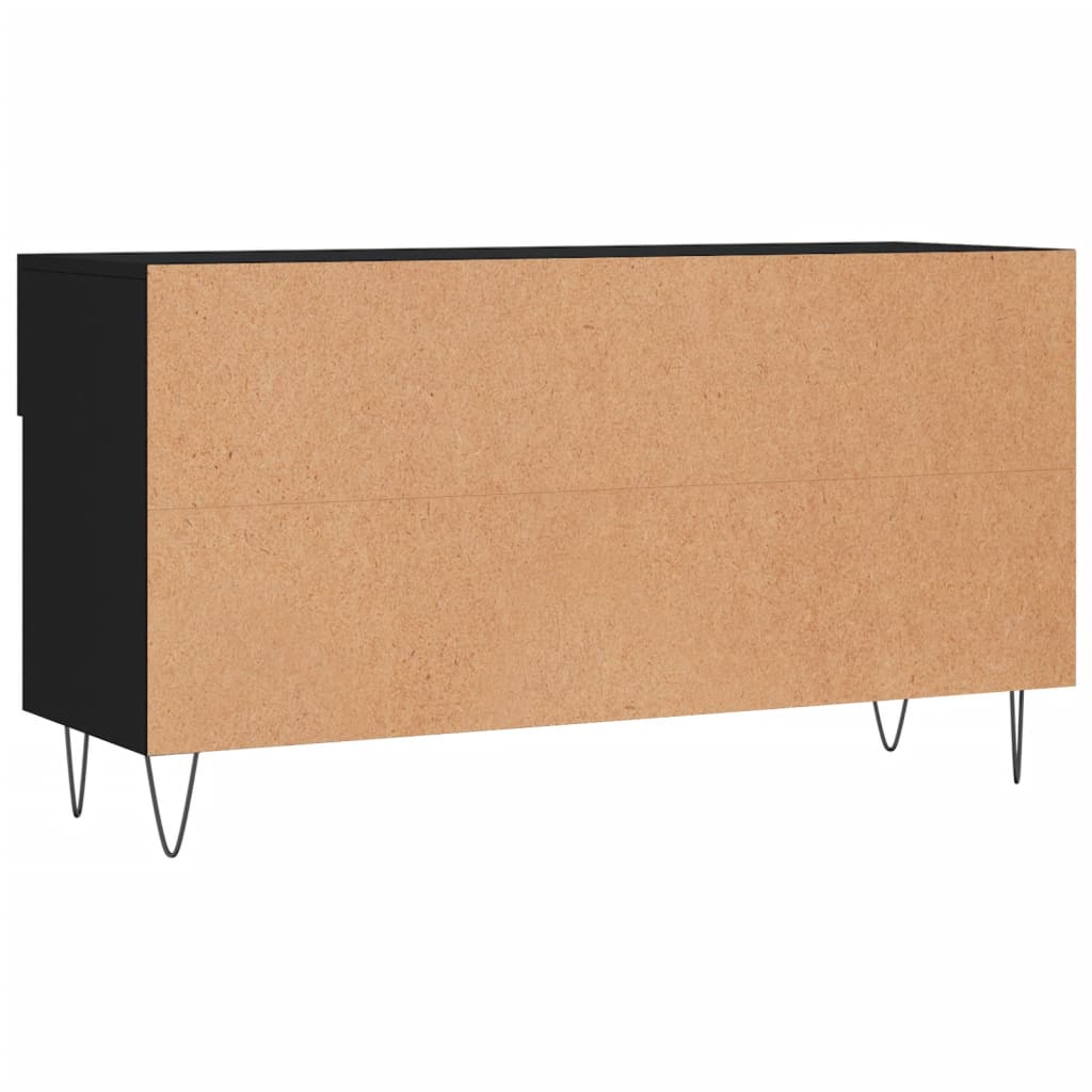 vidaXL Παπουτσοθήκη Μαύρη 102 x 35 x 55 εκ. από Επεξεργασμένο Ξύλο