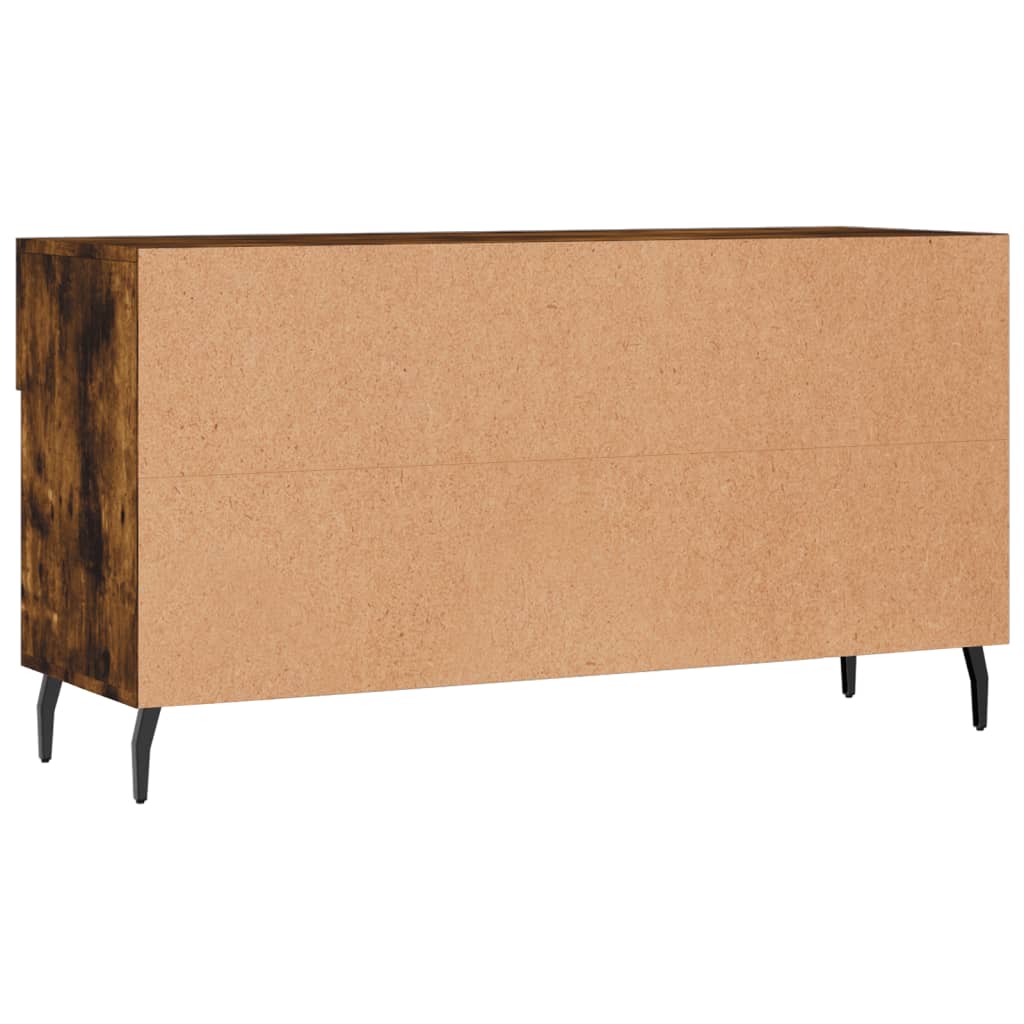 vidaXL Παπουτσοθήκη Καπνιστή Δρυς 102x35x55 εκ. από Επεξεργασμένο Ξύλο