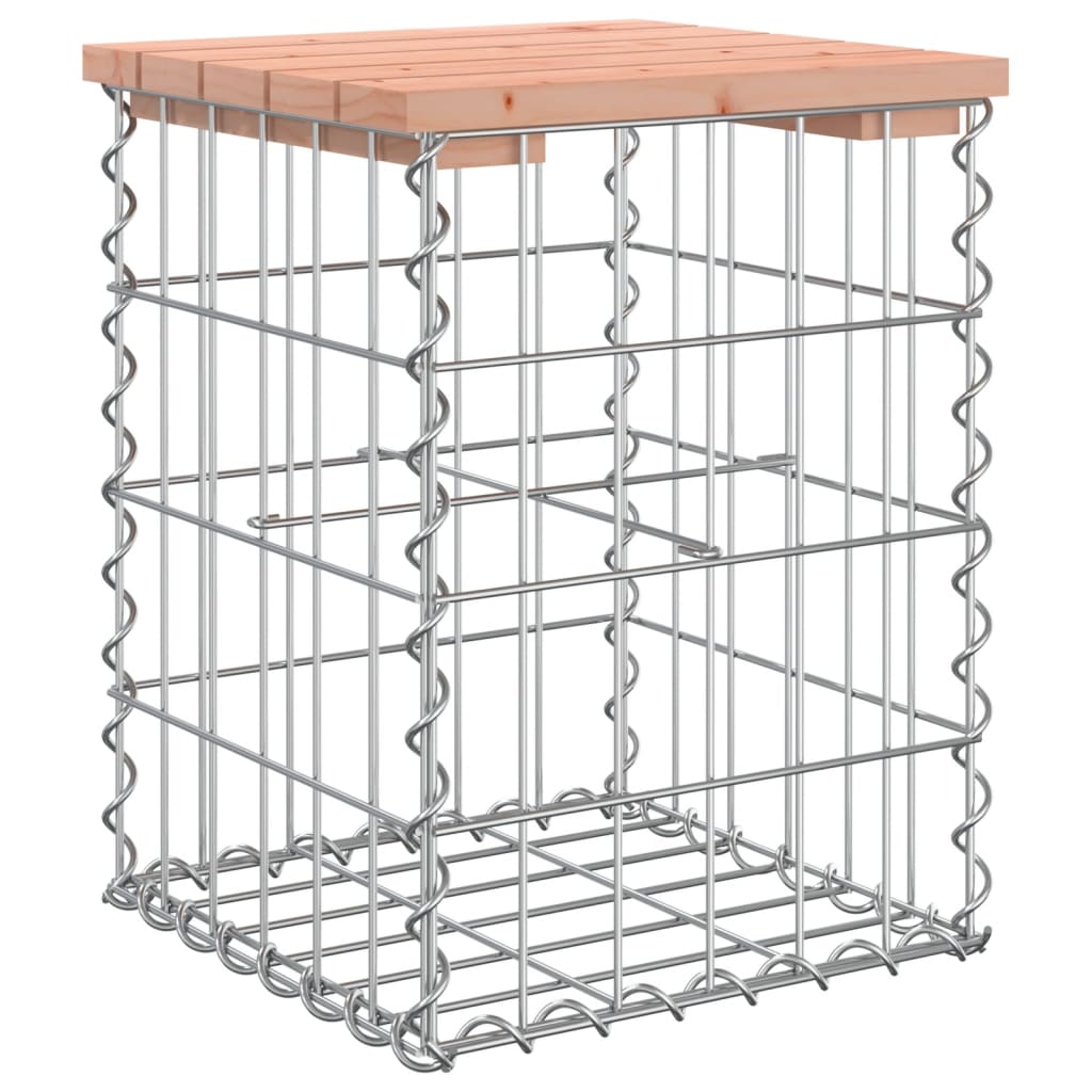 vidaXL Πάγκος Κήπου Συρματοκιβώτιο 33 x 31 x 42 εκ. Μασίφ Ψευδοτσούγκα