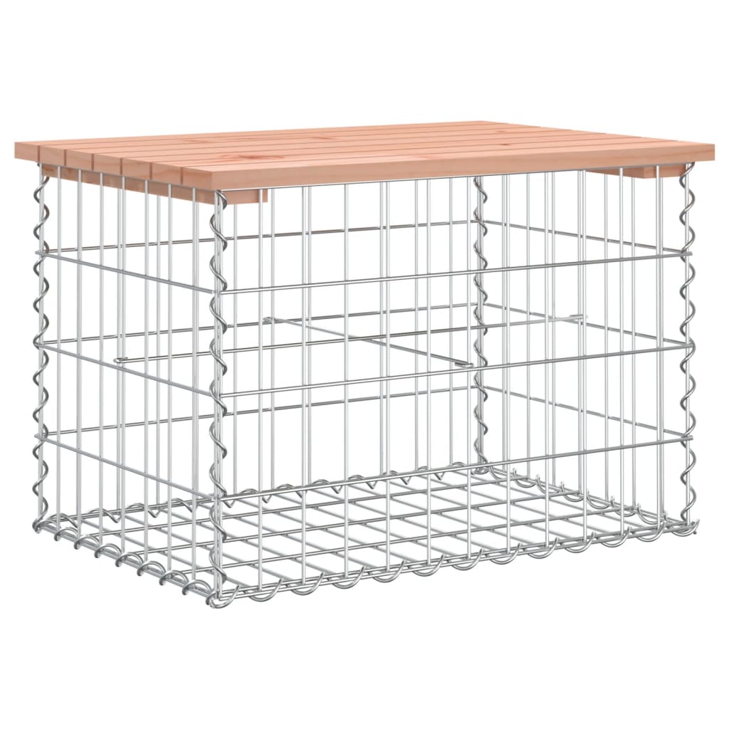 vidaXL Πάγκος Κήπου Συρματοκιβώτιο 63 x 44 x 42 εκ. Μασίφ Ψευδοτσούγκα
