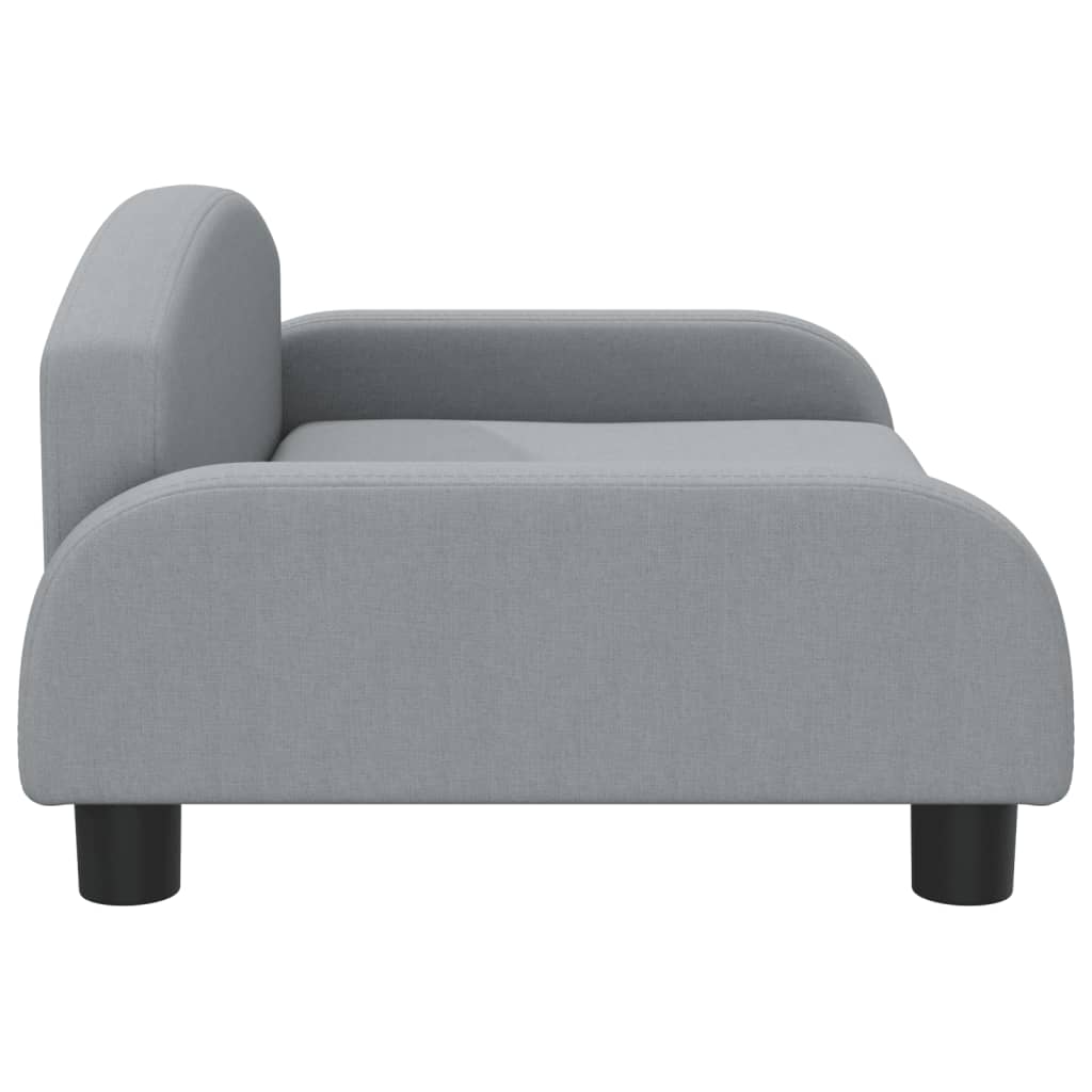 vidaXL Καναπές Παιδικός Ανοιχτό Γκρι 70x45x30 εκ. από Ύφασμα