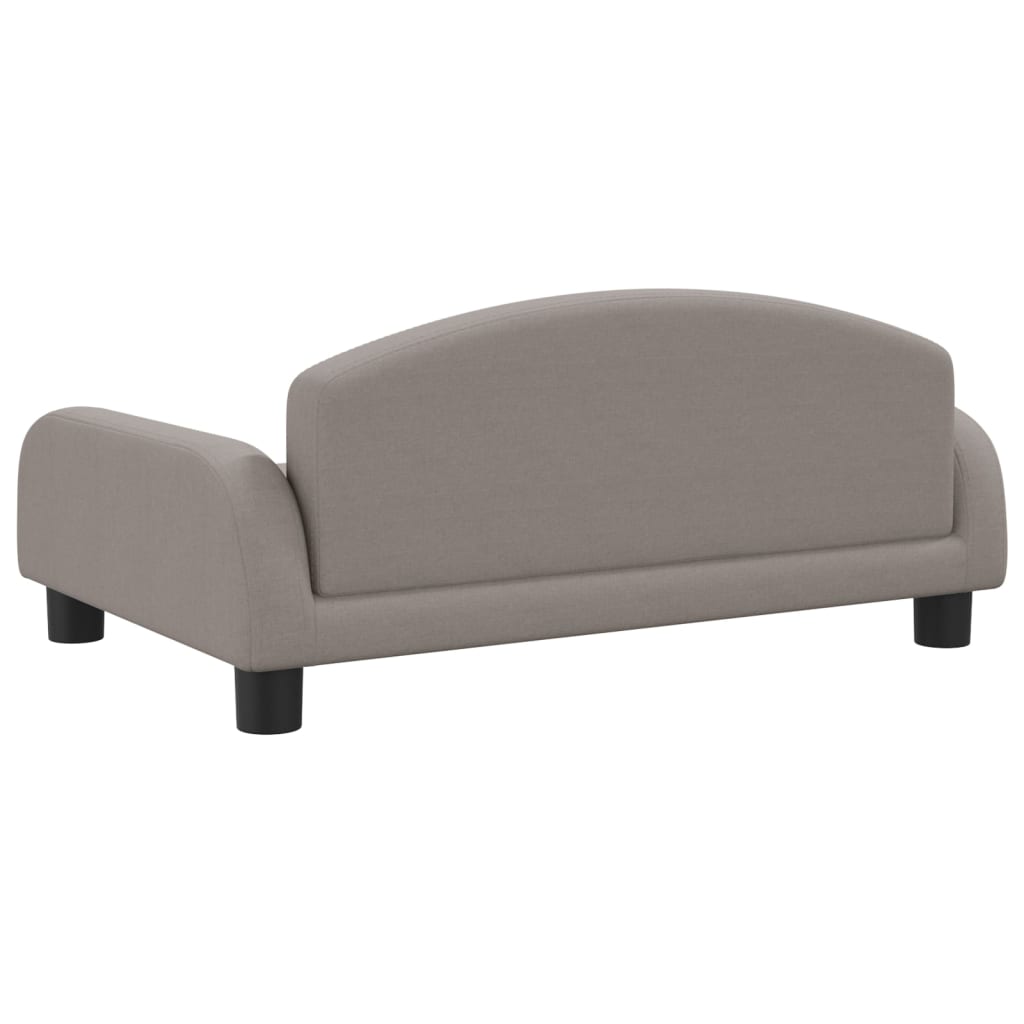vidaXL Καναπές Παιδικός Taupe 70 x 45 x 30 εκ. από Ύφασμα