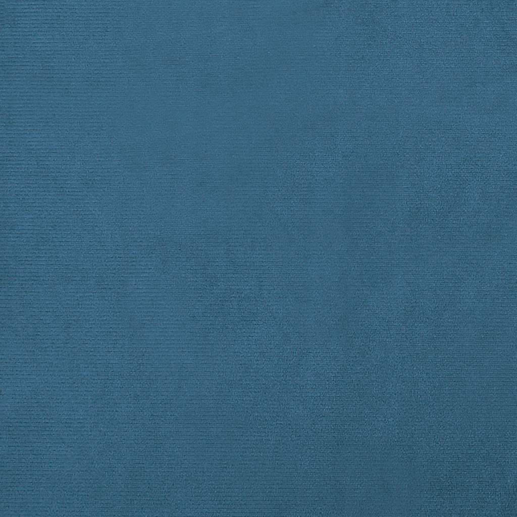 vidaXL Καναπές Παιδικός με Υποπόδιο Μπλε 100x50x30 εκ. Βελούδινος