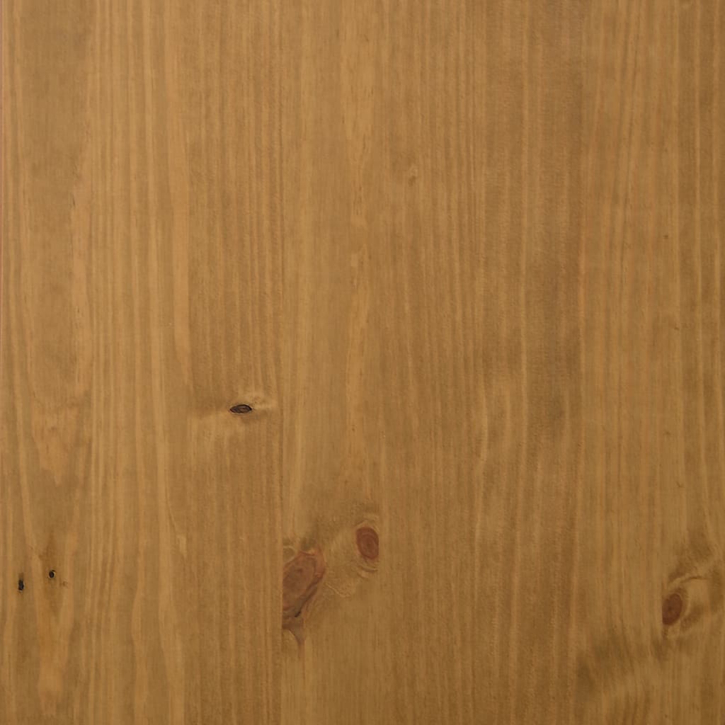 vidaXL Ντουλάπι FLAM 80x40x80εκ. από Μασίφ Ξύλο Πεύκο με Γυάλινη Πόρτα