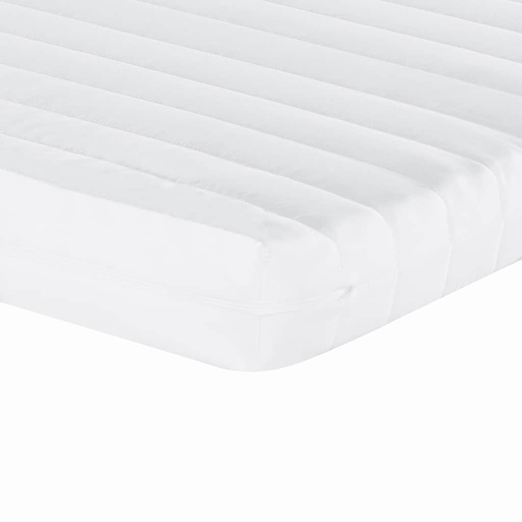vidaXL Καναπές Κρεβάτι Συρόμενος Σκ. Πράσινο 90x200εκ Βελούδο Στρώματα