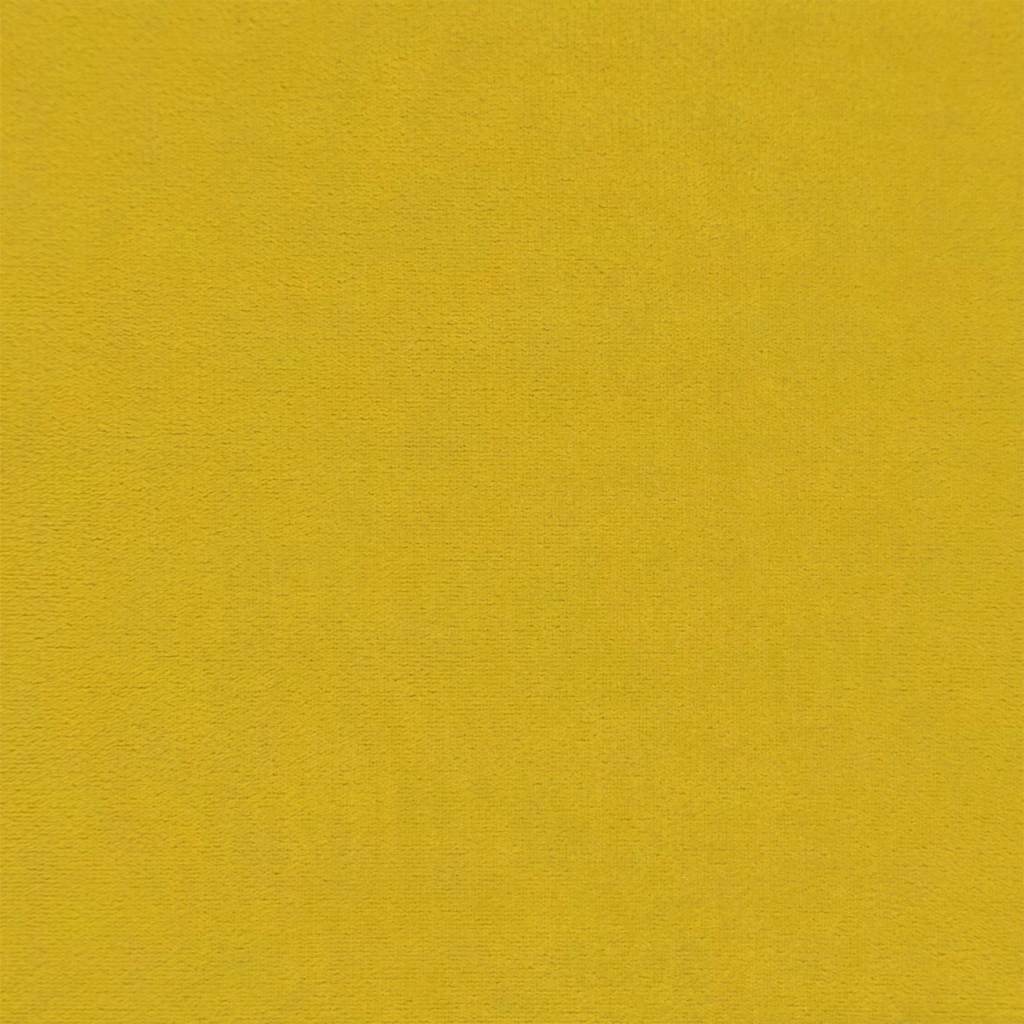 vidaXL Καναπές Κρεβάτι Συρόμενος Κίτρινο 80x200εκ. Βελούδινος Συρτάρια