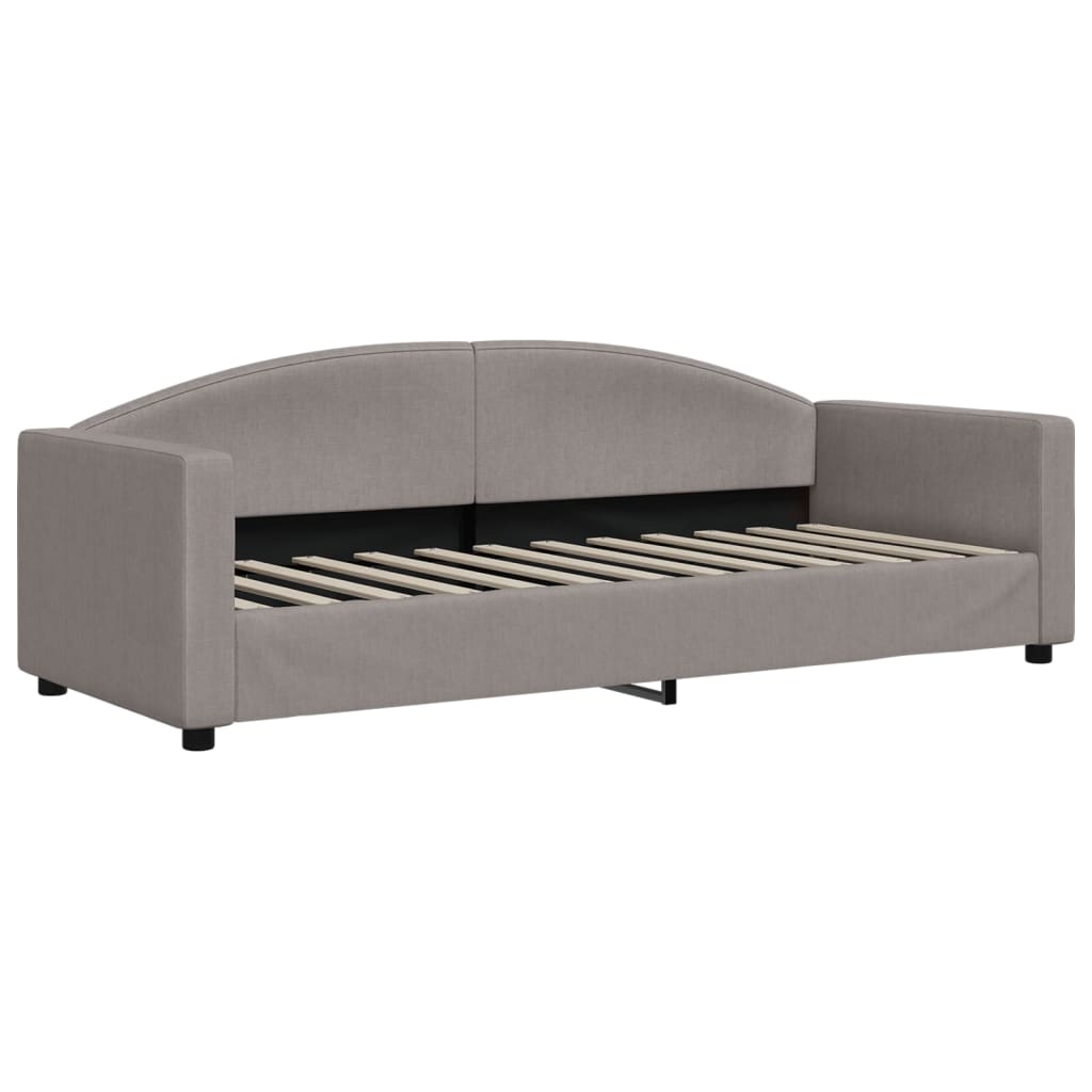 vidaXL Καναπές Κρεβάτι Συρόμενος Taupe 80 x 200 εκ. Υφασμάτινος