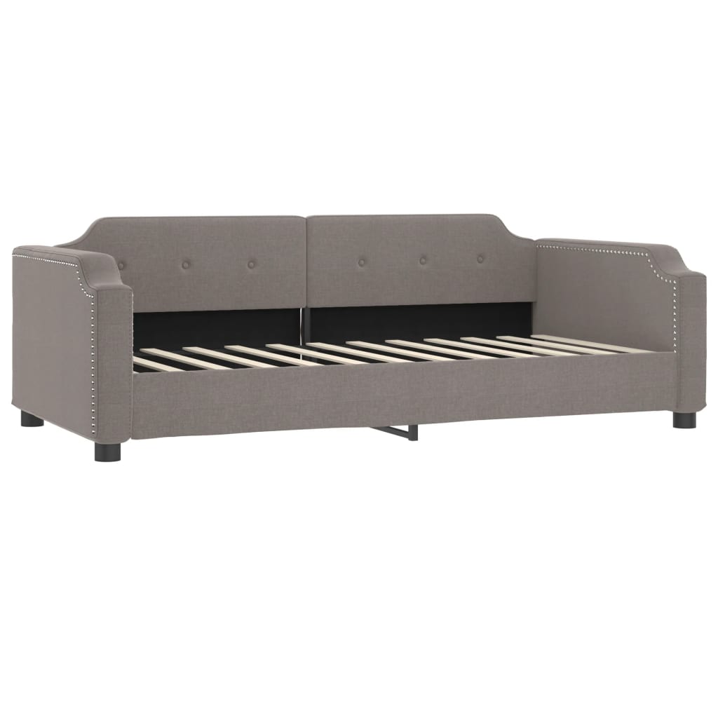 vidaXL Καναπές Κρεβάτι Συρόμενος Taupe 80 x 200 εκ. Υφασμάτινος