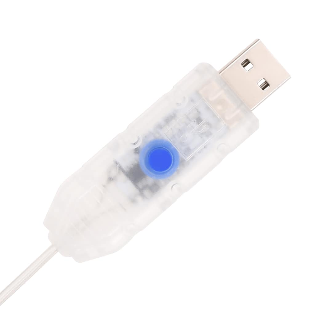 vidaXL Χριστουγεννιάτικο Δέντρο Τεχνητό Pop-up με Χιόνι 50 LED 120 εκ.