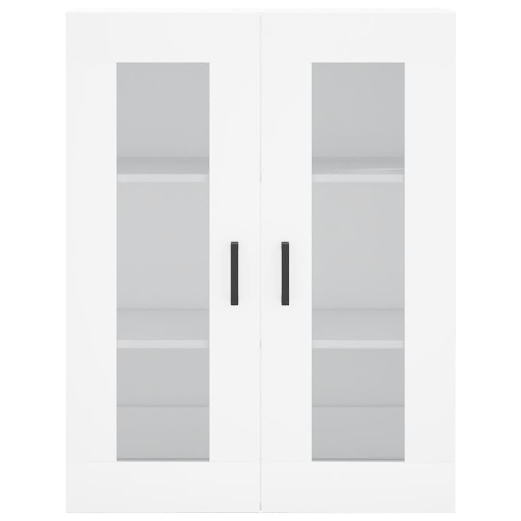 vidaXL Ντουλάπια Επιτοίχια 2 τεμ. Λευκά από Επεξεργασμένο Ξύλο