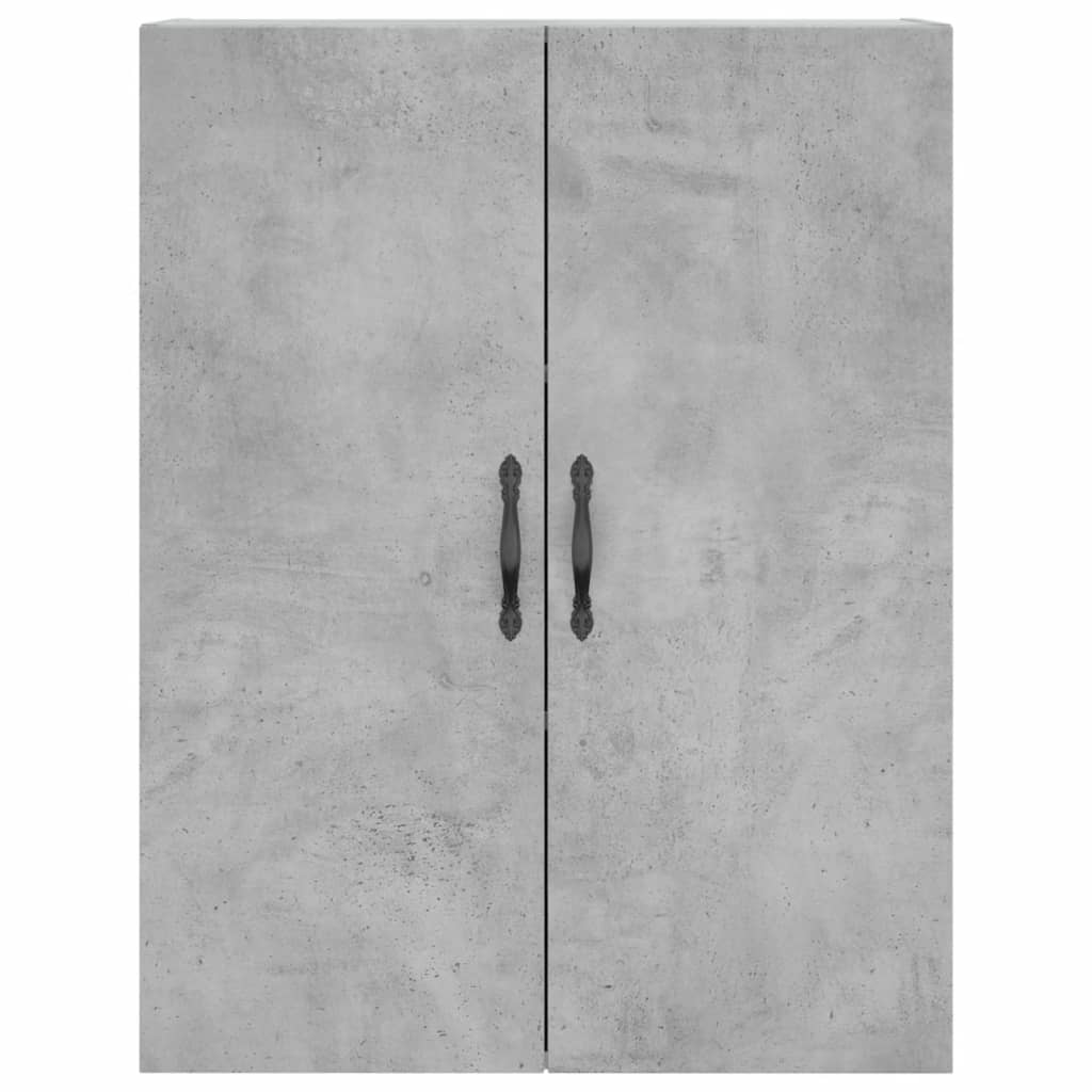 vidaXL Ντουλάπι Γκρι Σκυροδέματος 69,5x34x180 εκ. Επεξεργασμένο Ξύλο