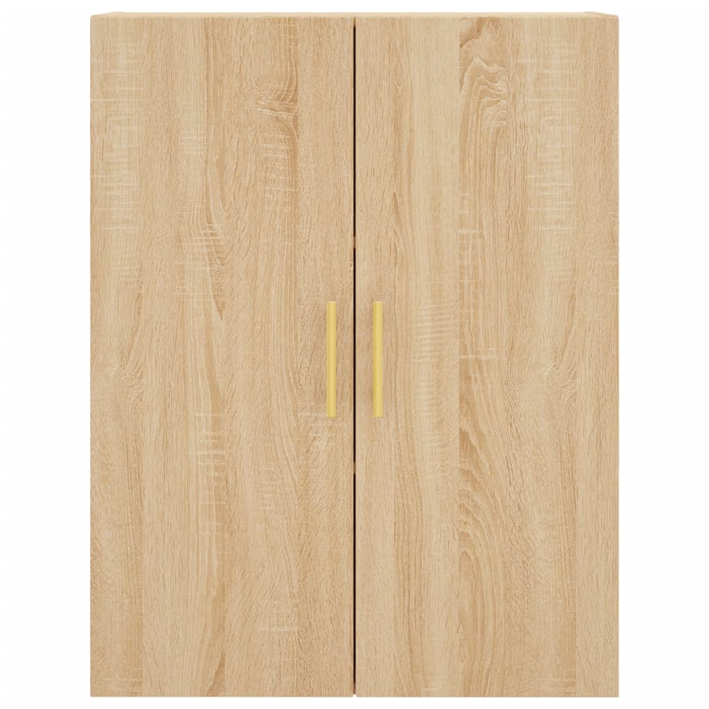 vidaXL Ντουλάπι Sonoma δρυς 69,5 x 34 x 180 εκ. από Επεξεργασμένο Ξύλο