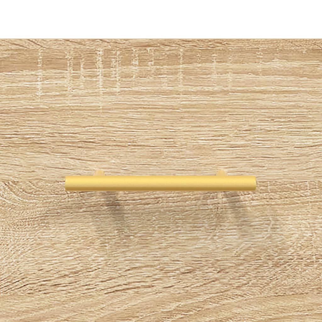 vidaXL Ντουλάπι Sonoma δρυς 69,5 x 34 x 180 εκ. από Επεξεργασμένο Ξύλο