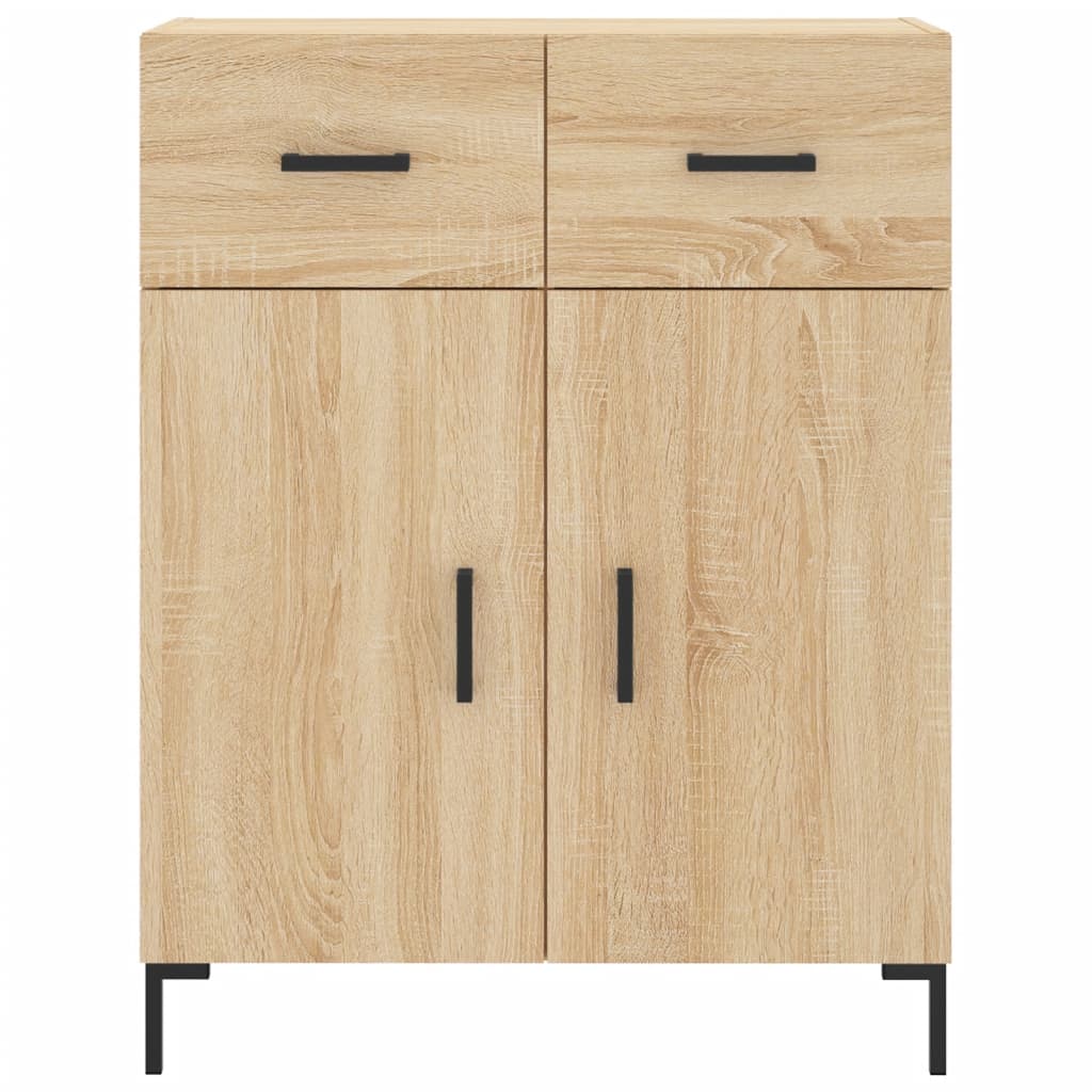 vidaXL Ντουλάπι Sonoma δρυς 69,5 x 34 x 180 εκ. από Επεξεργασμένο Ξύλο