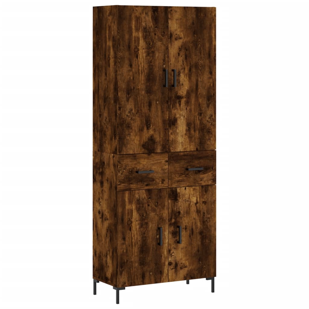 vidaXL Ντουλάπι Καπνιστή Δρυς 69,5x34x180 εκ. από Επεξεργασμένο Ξύλο