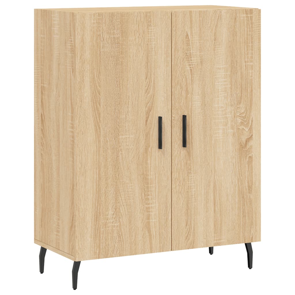 vidaXL Ντουλάπι Sonoma δρυς 69,5 x 34 x 180 εκ. από Επεξεργασμένο Ξύλο