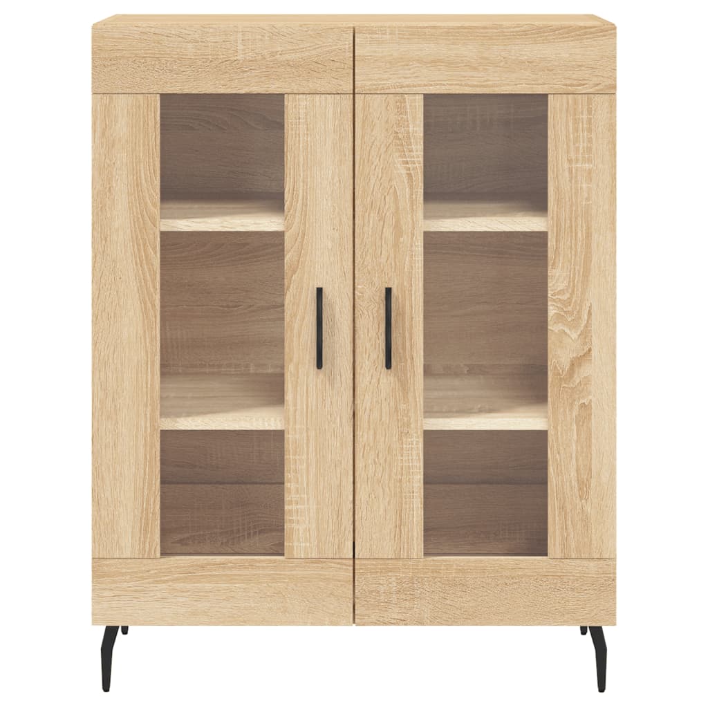 vidaXL Ντουλάπι Sonoma δρυς 69,5 x 34 x 180 εκ. από Επεξεργασμένο Ξύλο