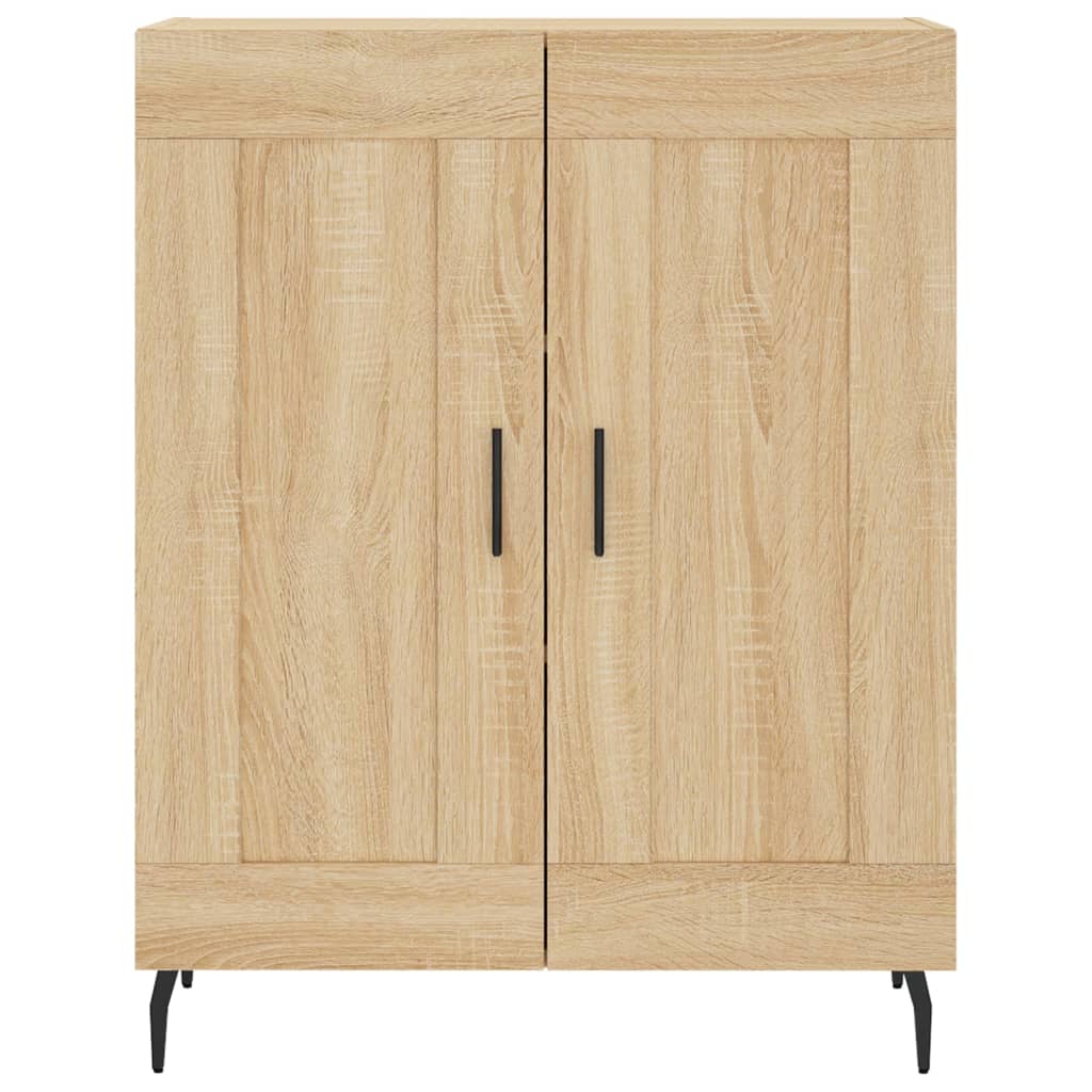 vidaXL Ντουλάπι Sonoma δρυς 69,5 x 34 x 180 εκ. από Επεξεργασμένο Ξύλο