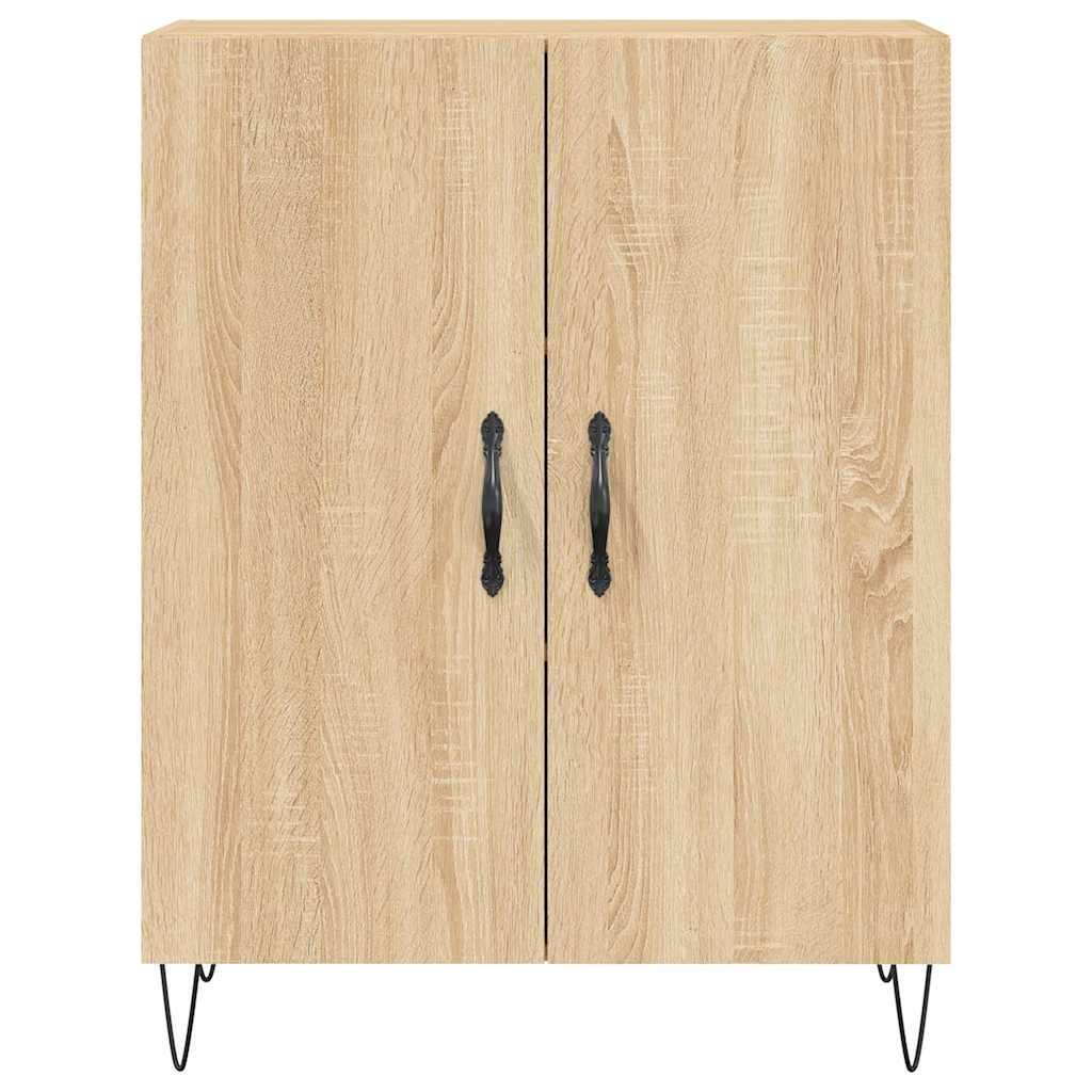 vidaXL Ντουλάπι Sonoma δρυς 69,5 x 34 x 180 εκ. από Επεξεργασμένο Ξύλο