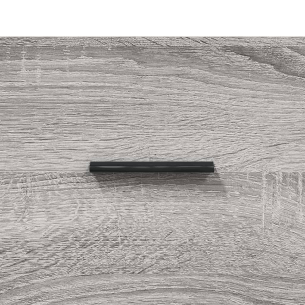 vidaXL Ντουλάπι Γκρι Sonoma 69,5 x 34 x 180 εκ. Επεξεργασμένο Ξύλο