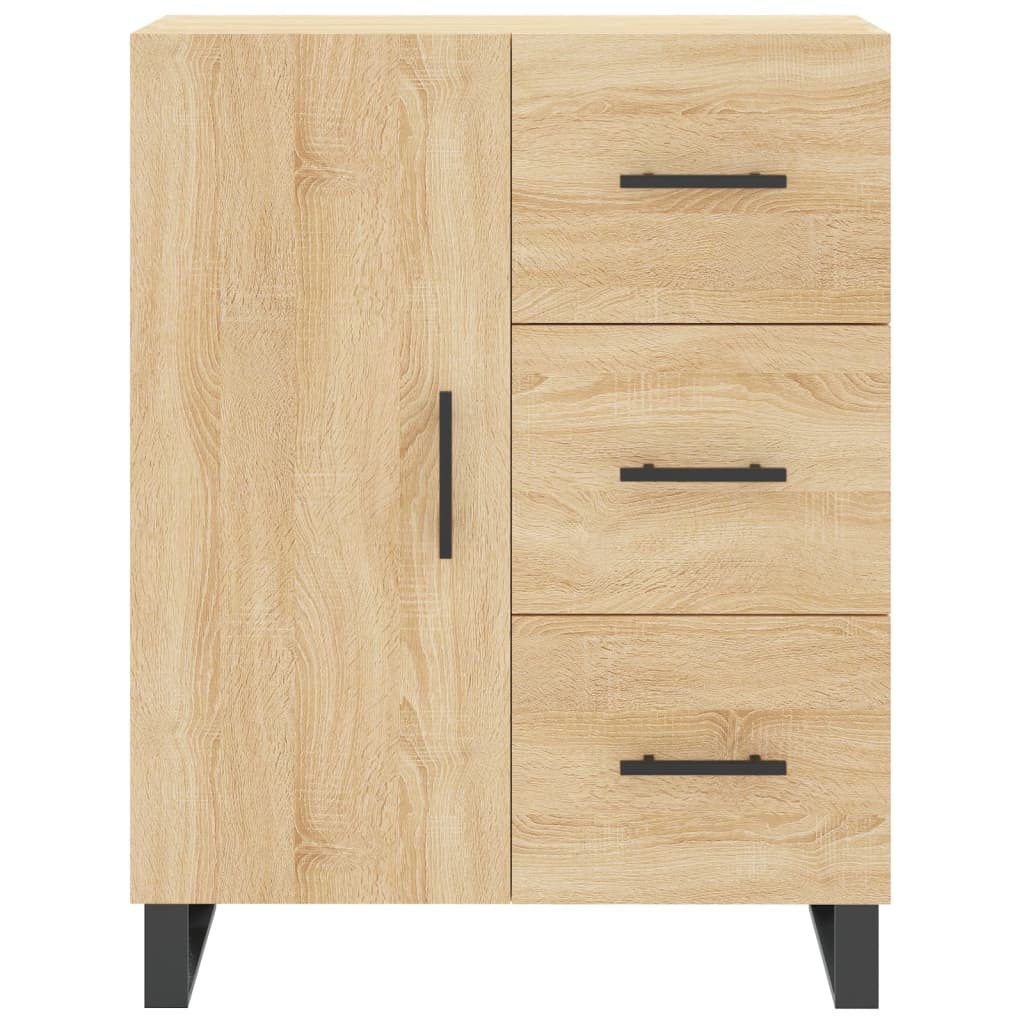 vidaXL Ντουλάπι Sonoma δρυς 69,5 x 34 x 180 εκ. από Επεξεργασμένο Ξύλο