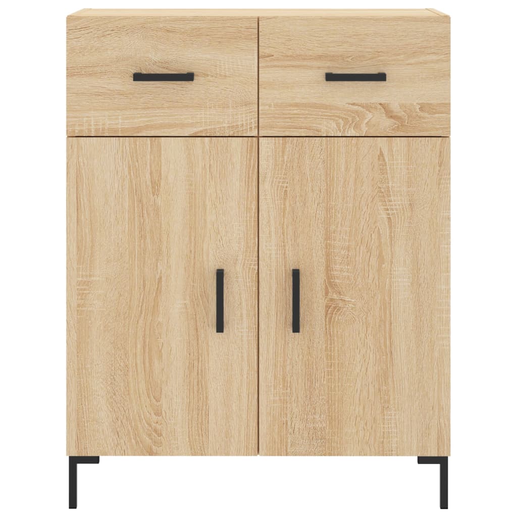 vidaXL Ντουλάπι Sonoma δρυς 69,5 x 34 x 180 εκ. από Επεξεργασμένο Ξύλο