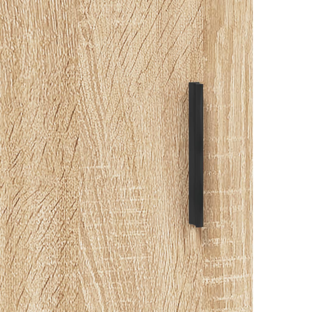 vidaXL Ντουλάπι Sonoma δρυς 69,5 x 34 x 180 εκ. από Επεξεργασμένο Ξύλο