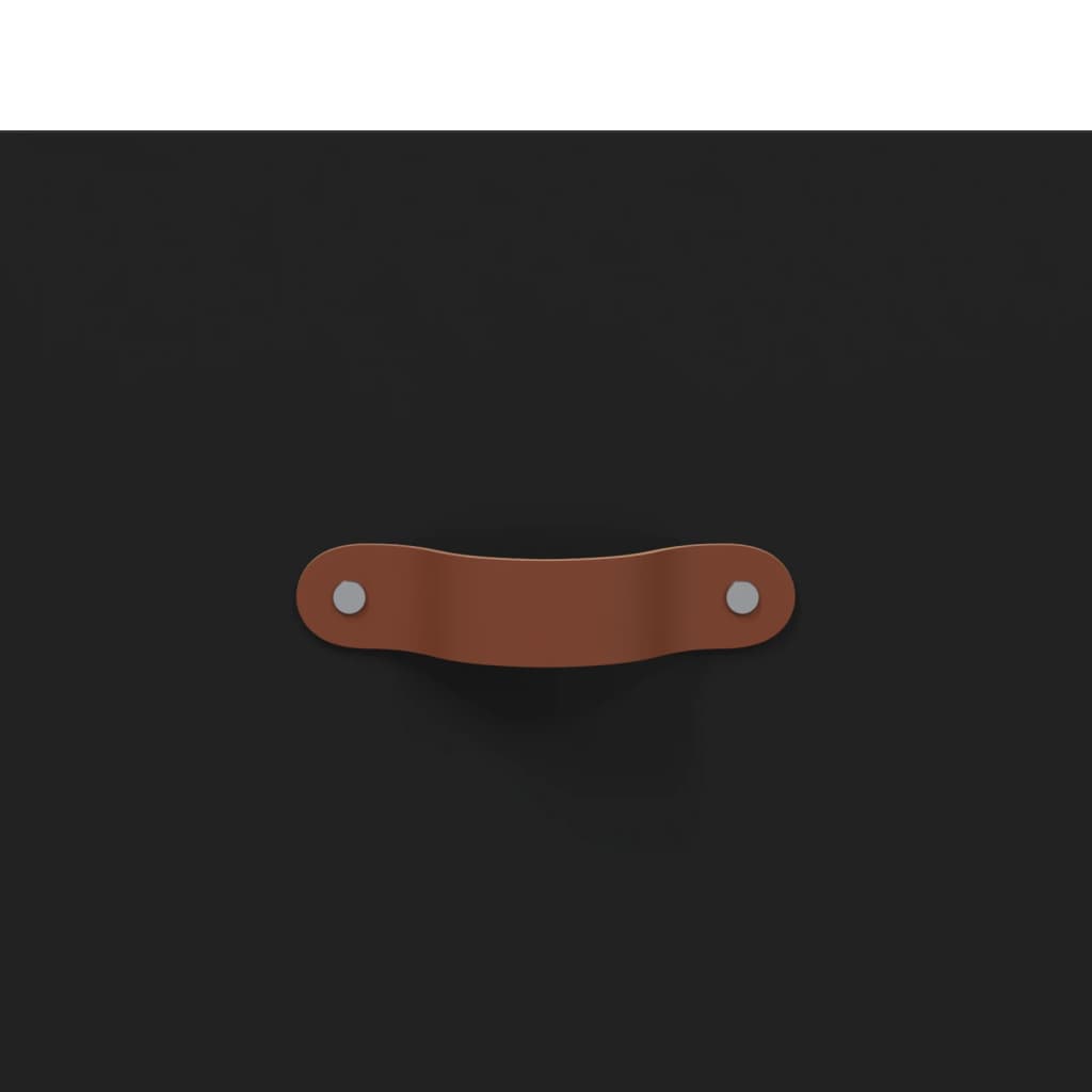 vidaXL Ντουλάπι Μαύρο 69,5x34x180 εκ. από Επεξεργασμένο Ξύλο