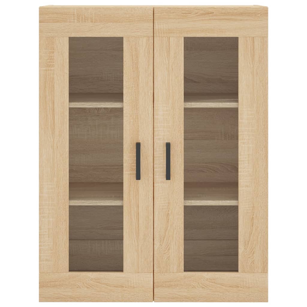 vidaXL Ντουλάπι Sonoma δρυς 69,5 x 34 x 180 εκ. από Επεξεργασμένο Ξύλο