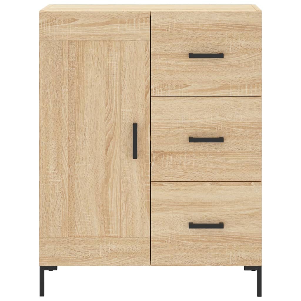 vidaXL Ντουλάπι Sonoma δρυς 69,5 x 34 x 180 εκ. από Επεξεργασμένο Ξύλο